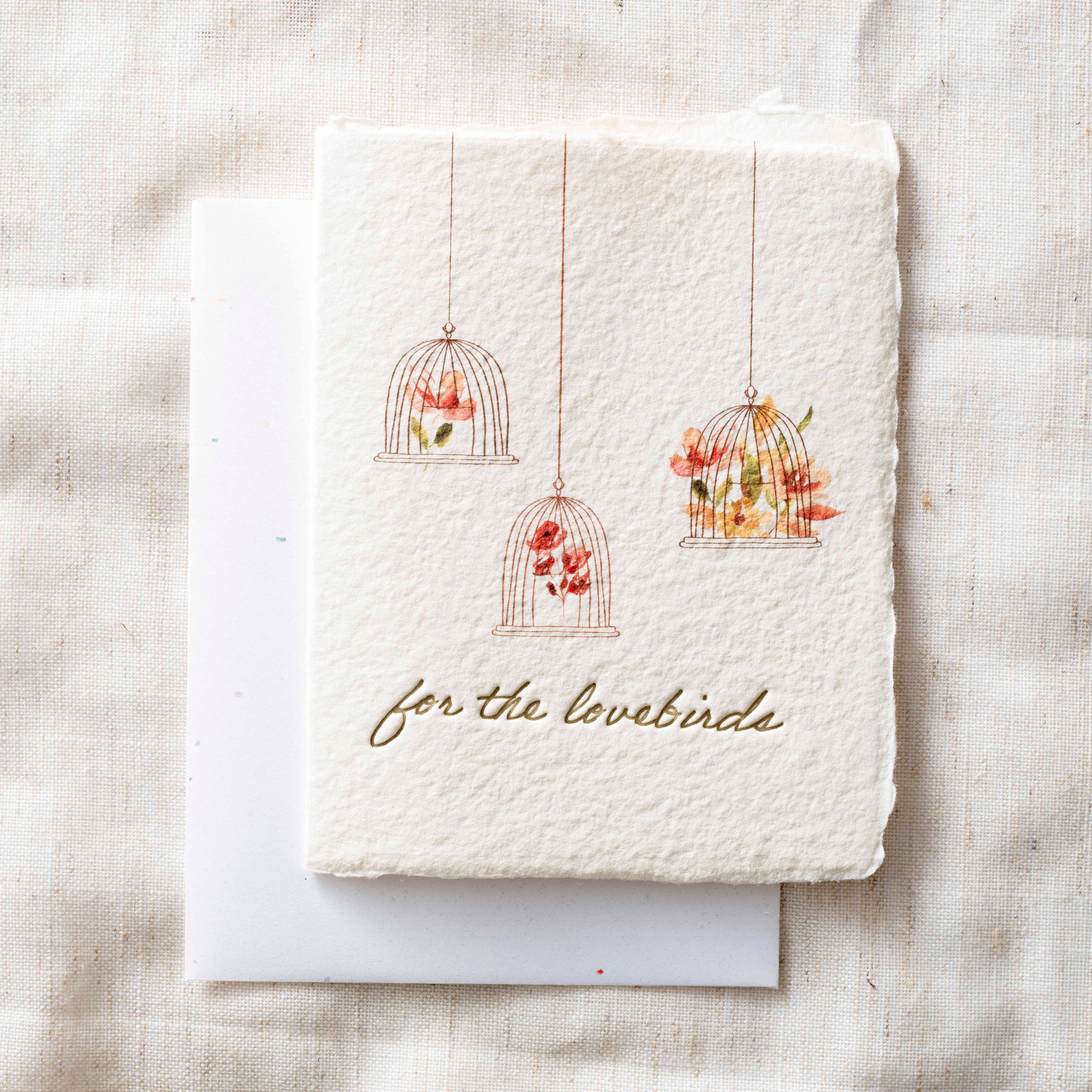 Paper Baristas-For the Lovebirds | Eco-Friendly Wedding Greeting Card