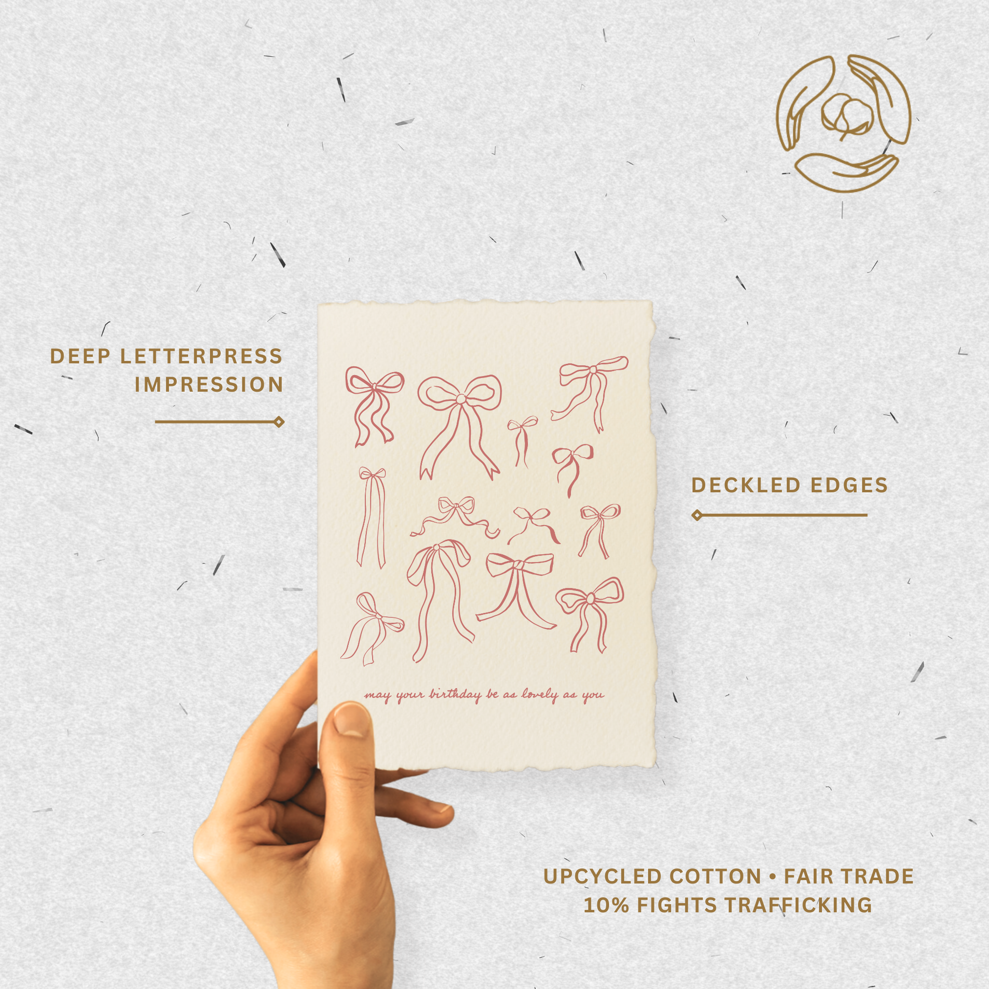 Paper Baristas-Lovely Birthday Bows | Birthday Celebration Greeting Card