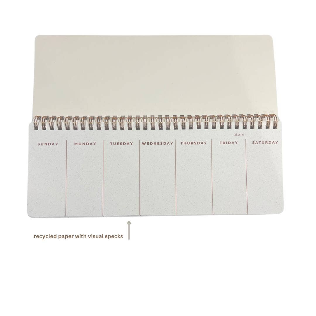 Paper Baristas-Keyboard Desk Planner | Coffee Paper Weekly Undated Calendar