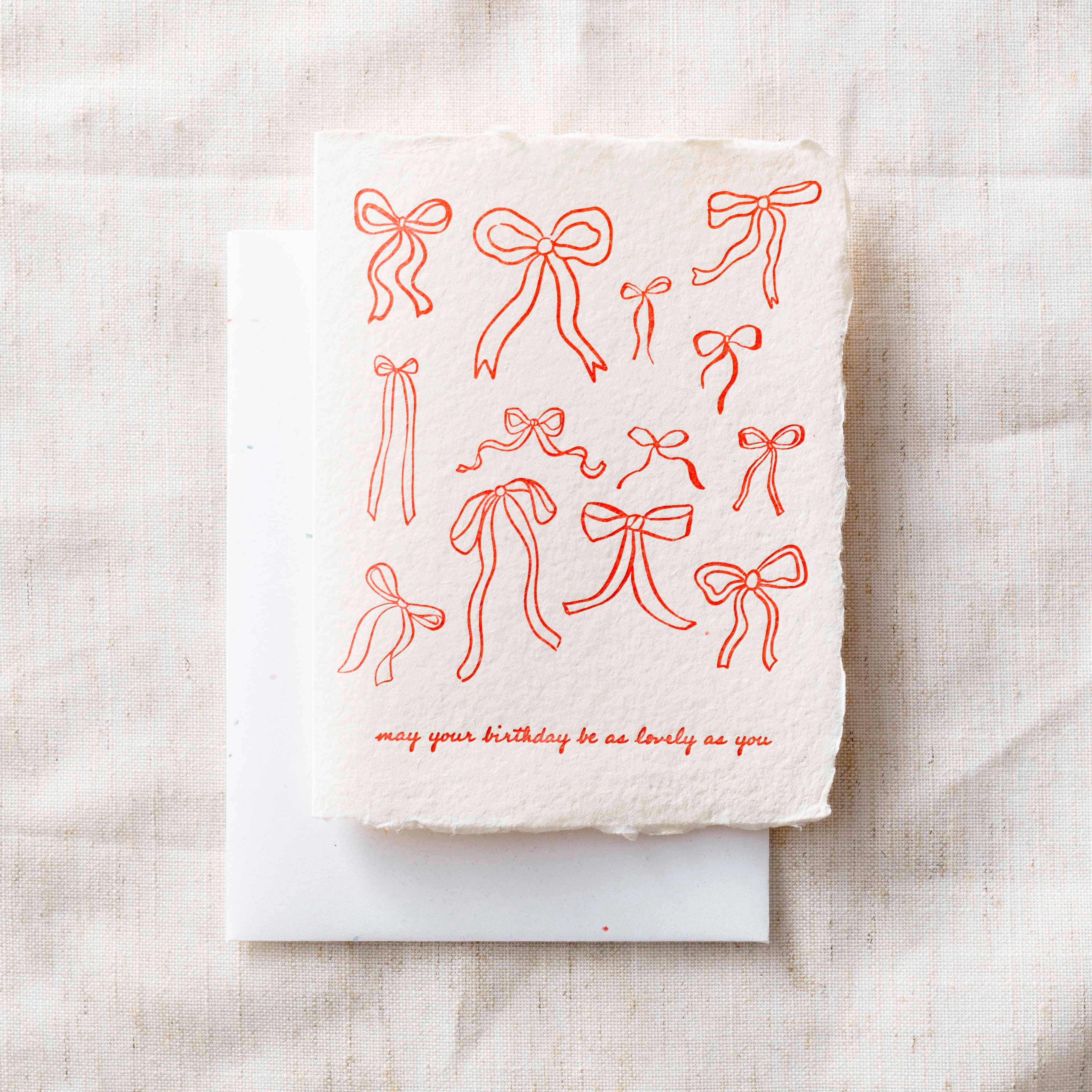 Paper Baristas-Lovely Birthday Bows | Birthday Celebration Greeting Card