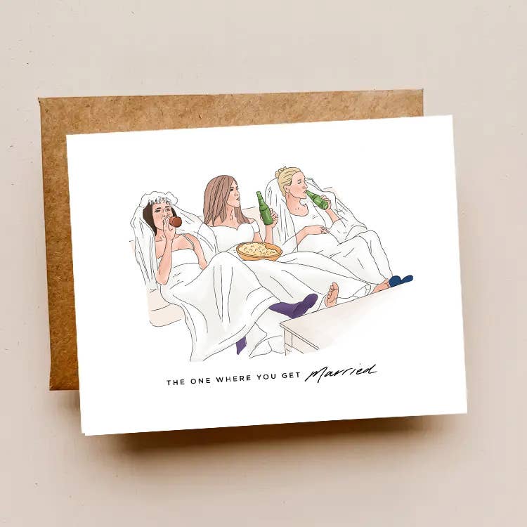 Maddon Co-Friends Wedding Card