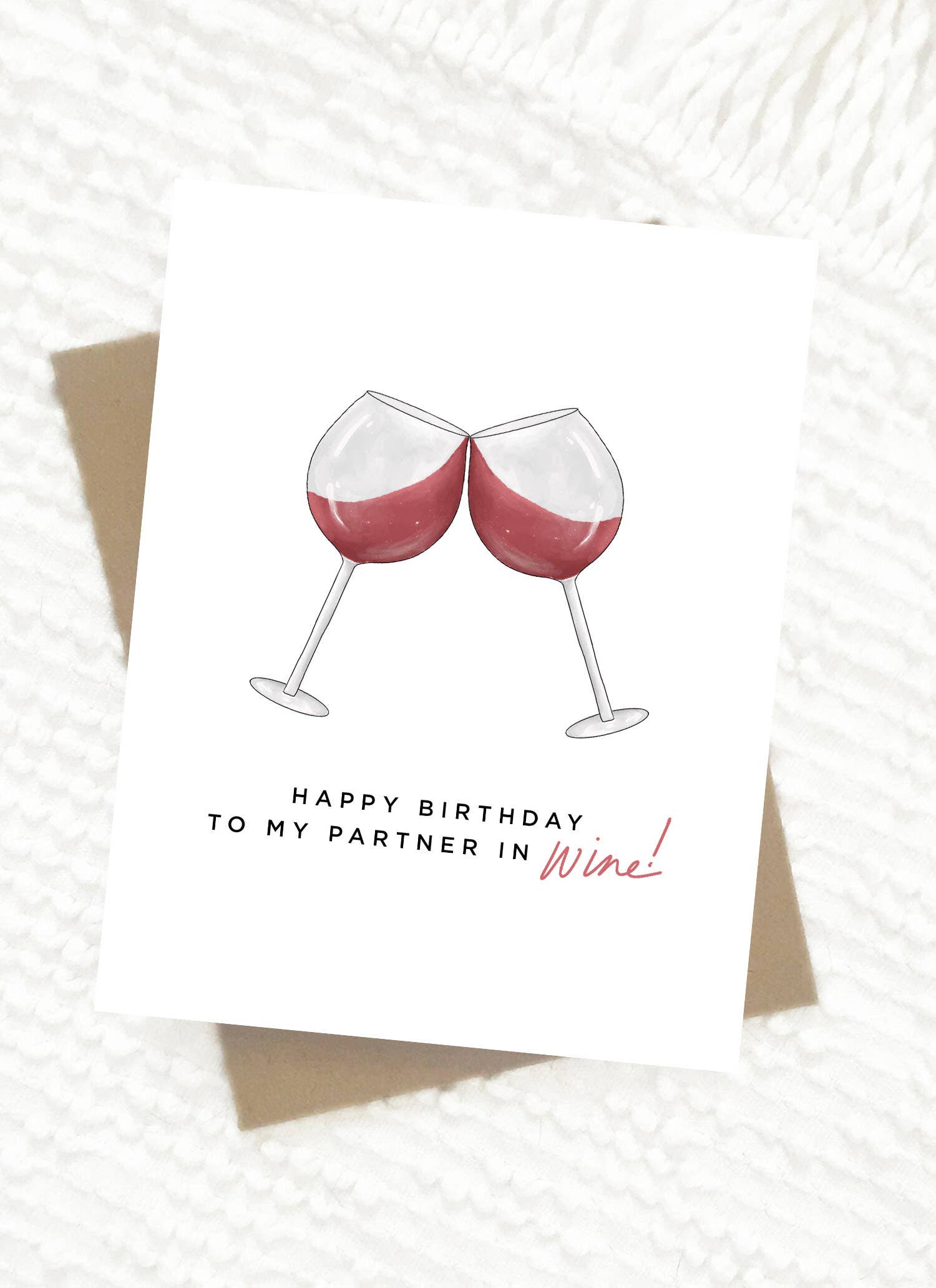 Maddon Co-Happy Birthday Wine Card