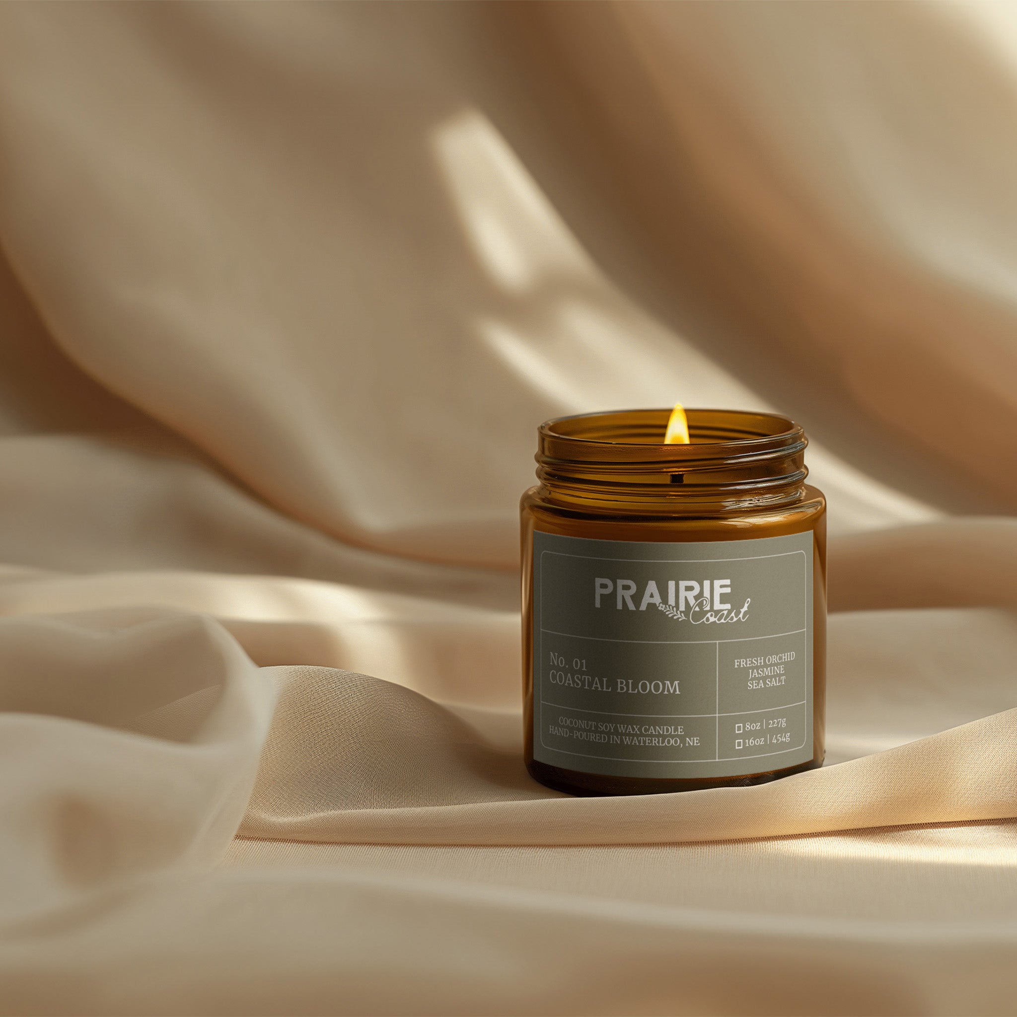 No. 01: Coastal Bloom | Coconut Soy Candle