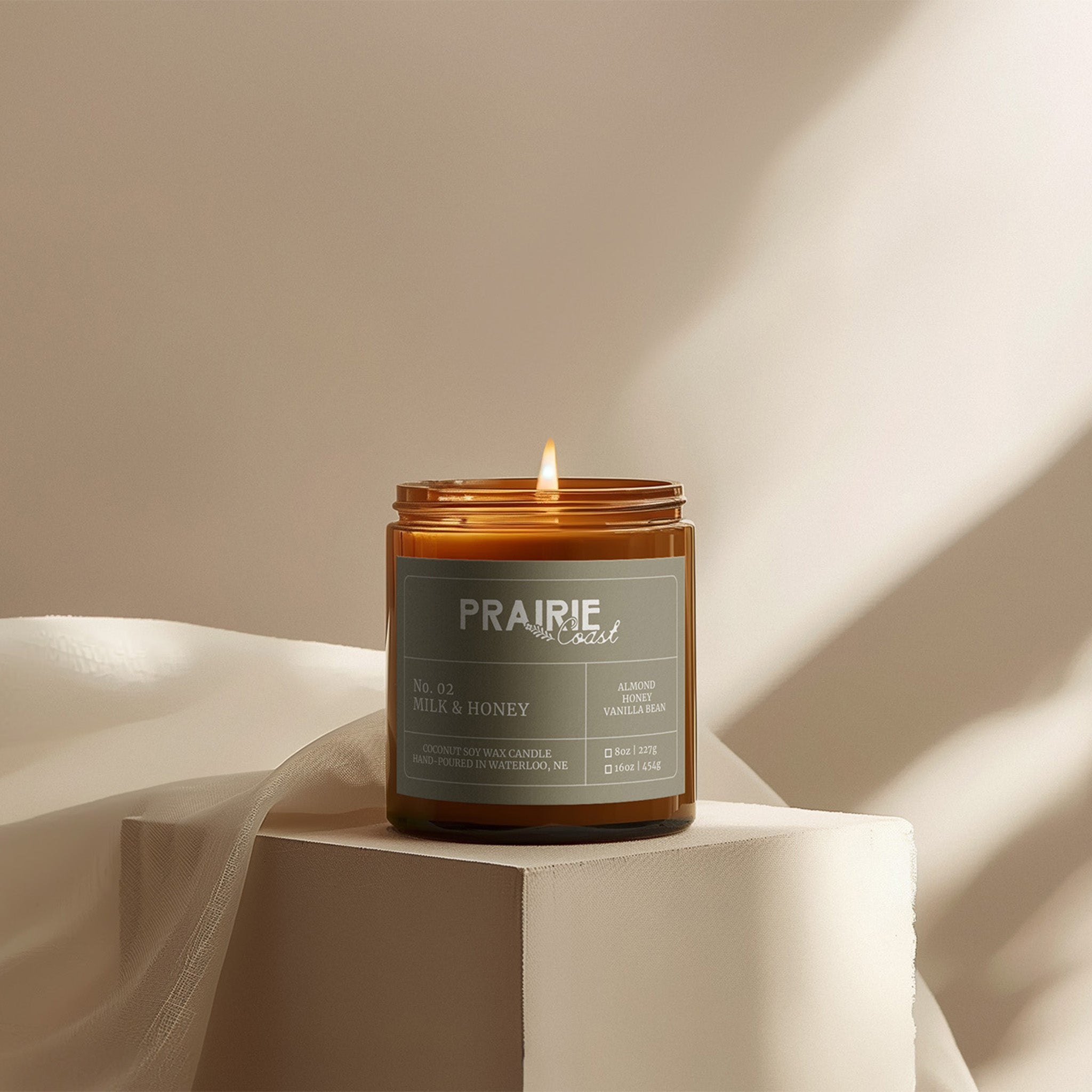 No. 02: Milk + Honey | Coconut Soy Candle
