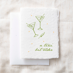 Paper Baristas-A Tini Bit Older | Martini Olives Birthday Greeting Card