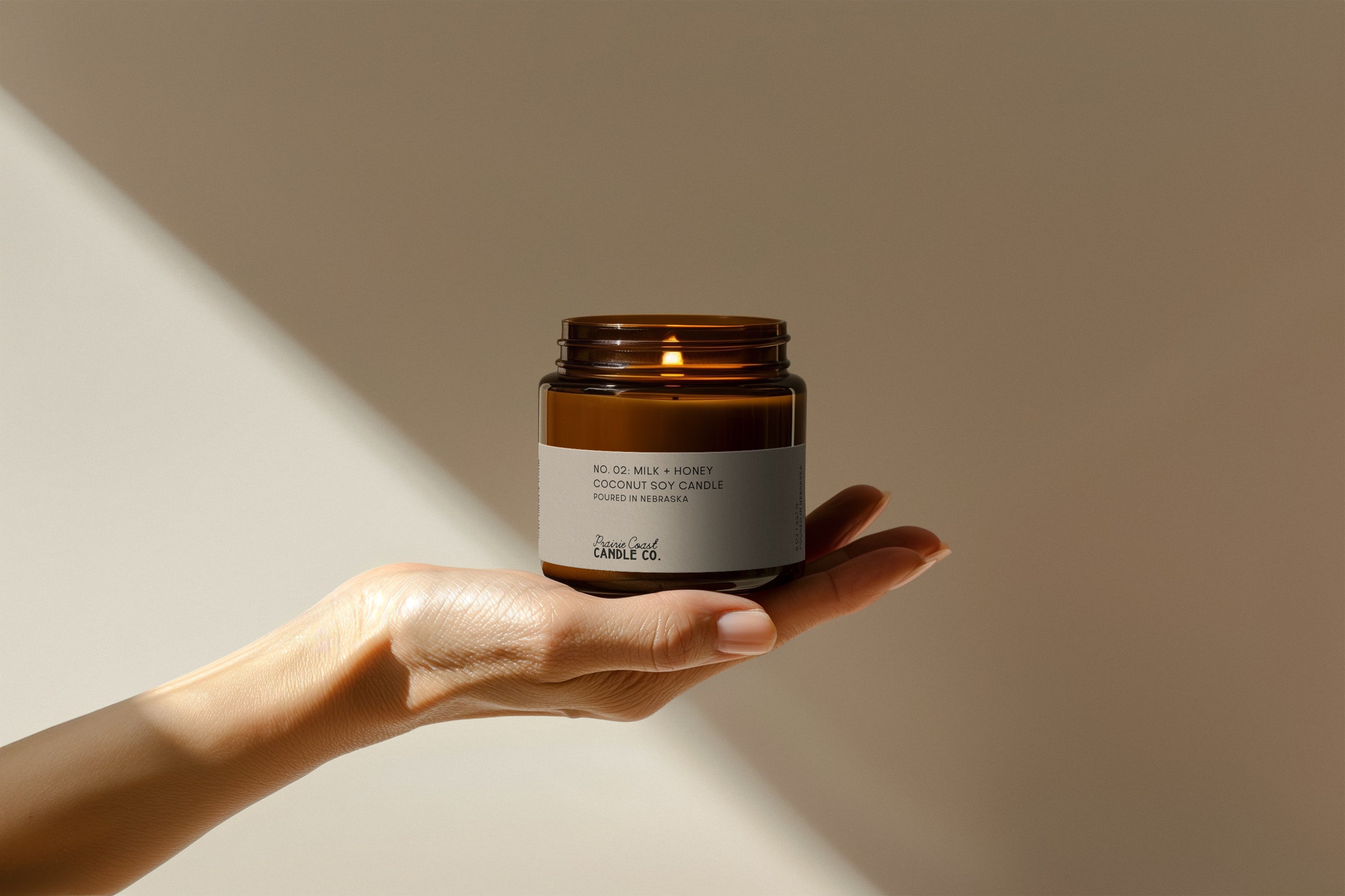 No. 02: Milk + Honey Coconut Soy Candle