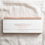 Paper Baristas-Keyboard Desk Planner | Coffee Paper Weekly Undated Calendar