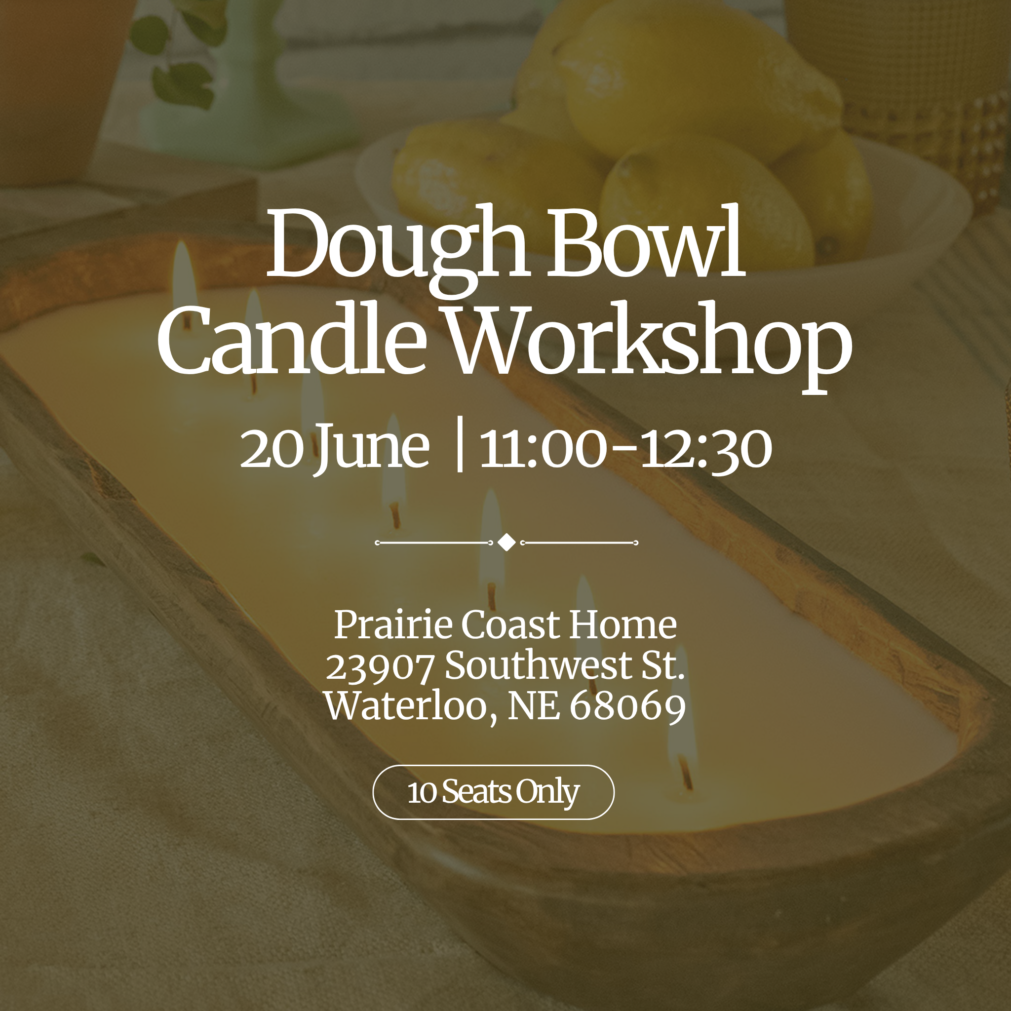06.20.2026 | Dough Bowl Candle Workshop