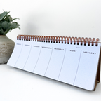 Paper Baristas-Keyboard Desk Planner | Coffee Paper Weekly Undated Calendar