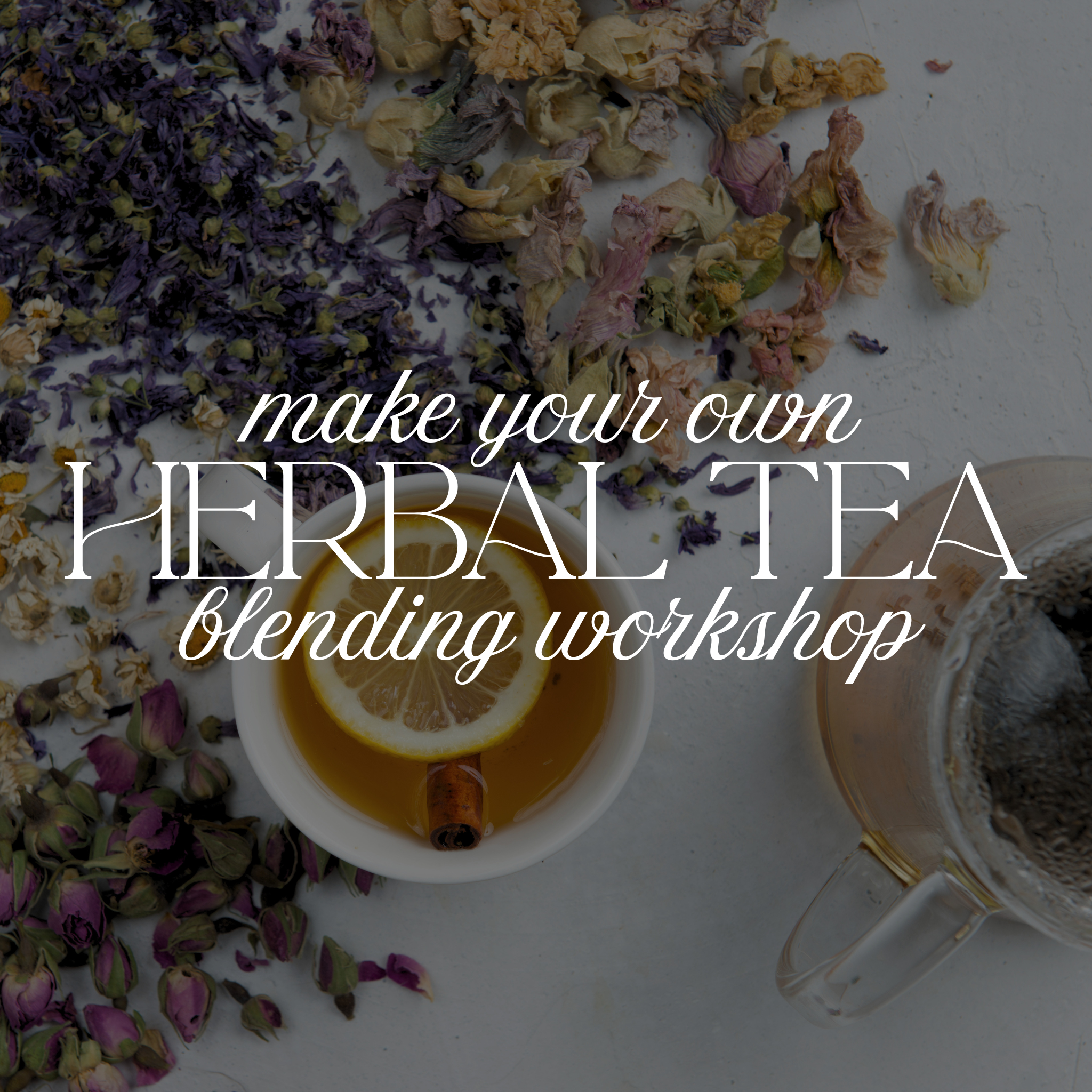07.18.2026 | Make Your Own Herbal Tea | Blending Workshop